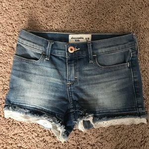 Girls jean shorts